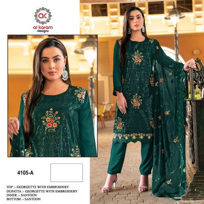 Al Karam 4105 Designer Salwar Kameez Catalog